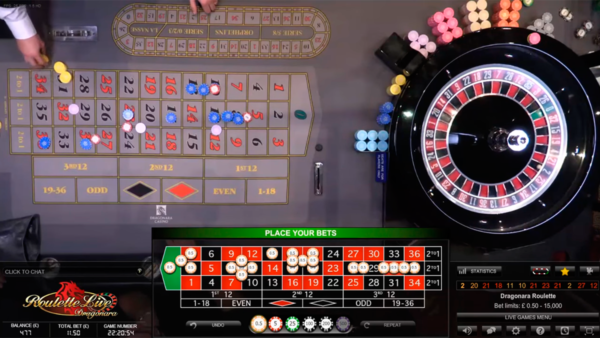 dual play roulette evolution gaming
